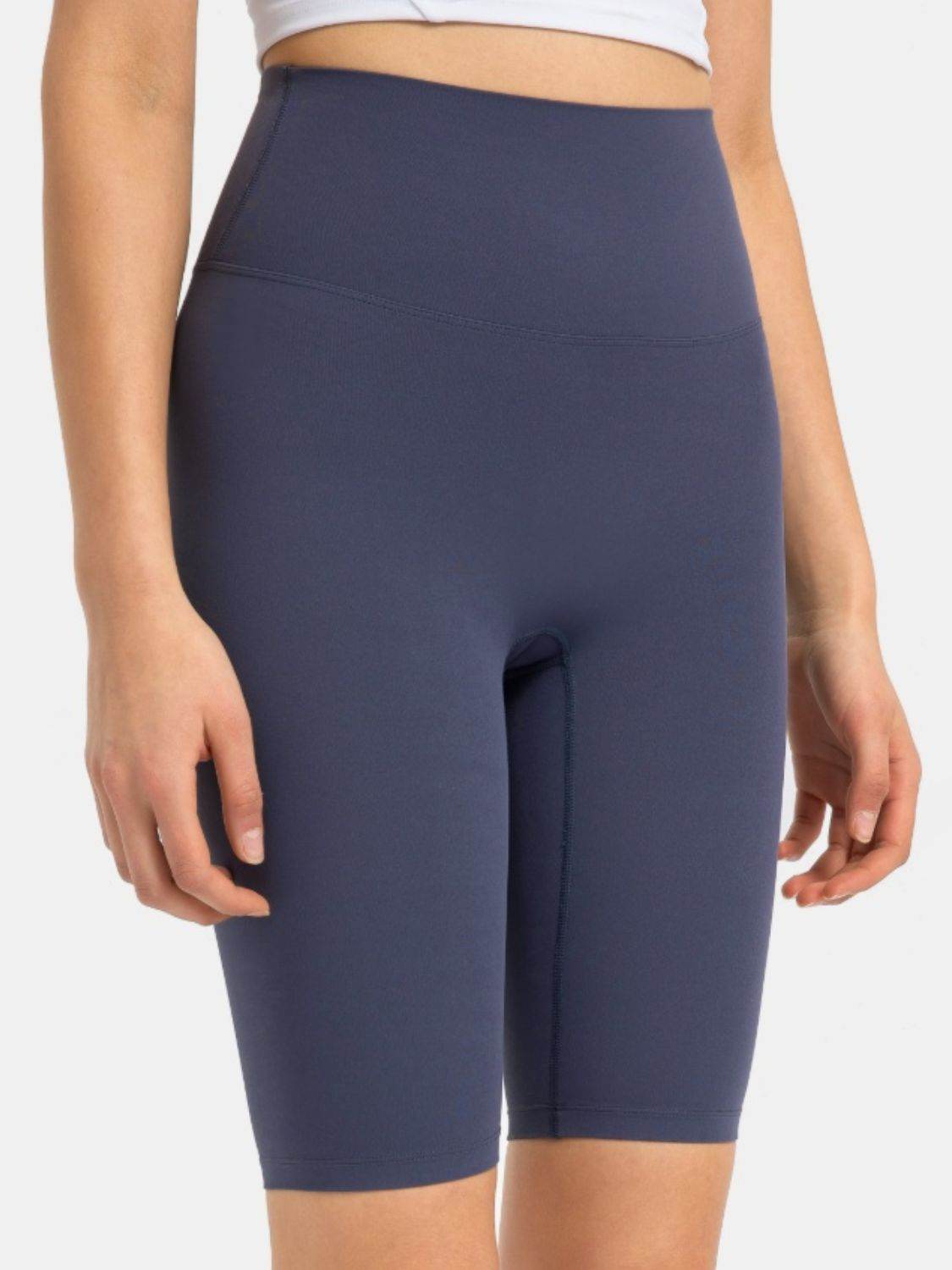 Millennia High Rise Wide Waistband Active Shorts - Hovatok