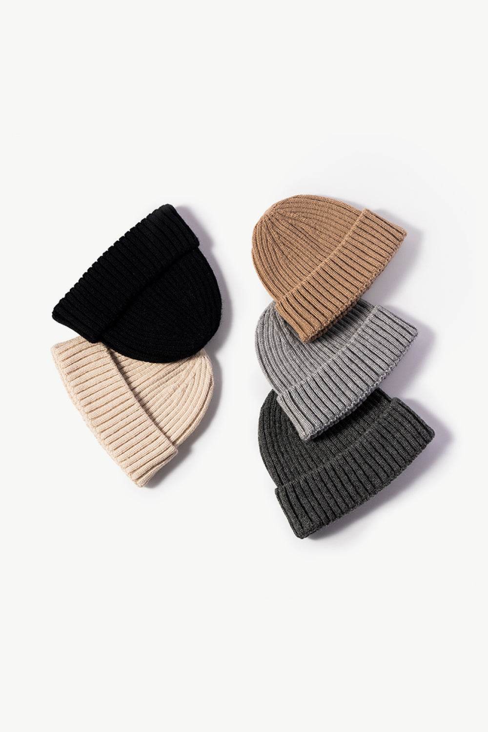 Rib-Knit Cuff Beanie - Hovatok
