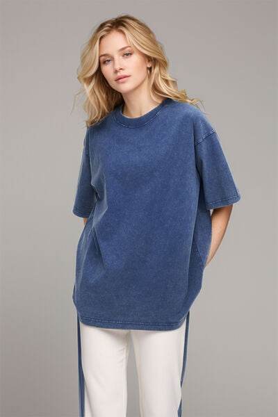 Basic Bae Round Neck Half Sleeve T-Shirt - Hovatok
