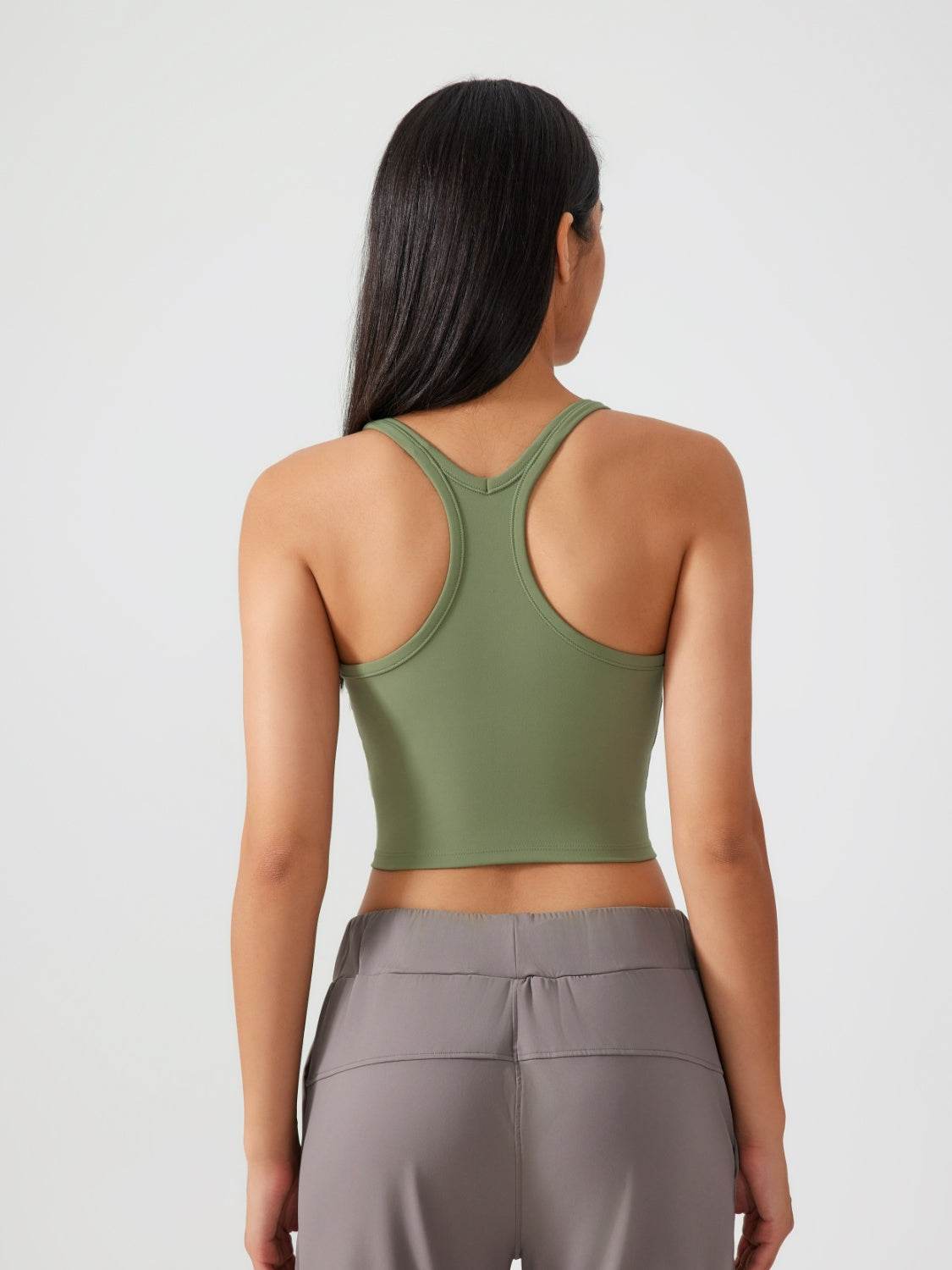 Millennia Scoop Neck Active Tank with Detachable Chest Pads - Hovatok