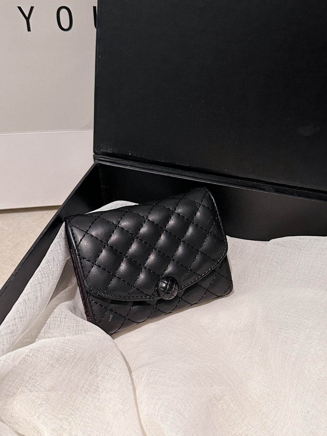 PU Leather Solid Color Wallet - Hovatok