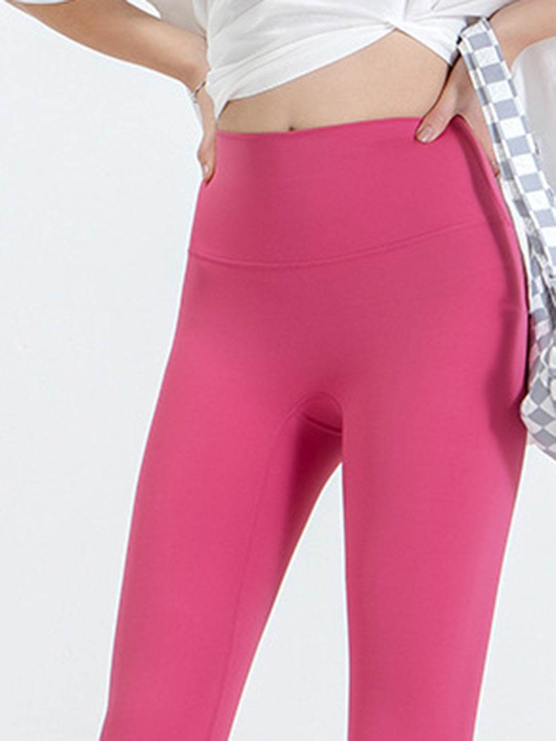 Wide Waistband Sports Leggings - Hovatok