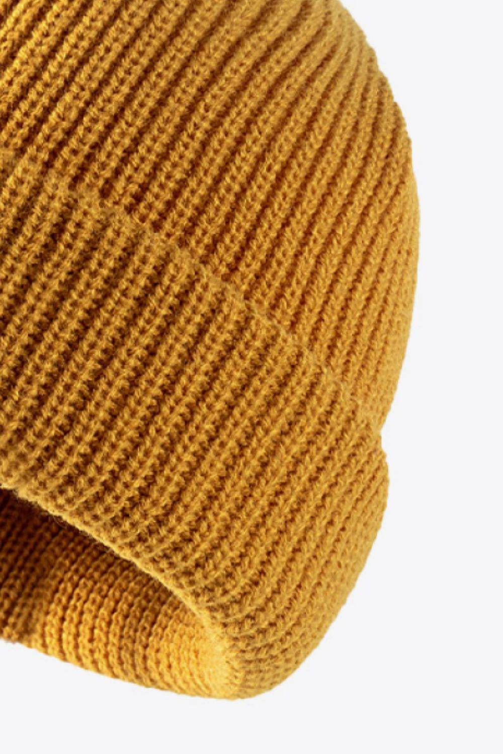 Calling For Winter Rib-Knit Beanie - Hovatok