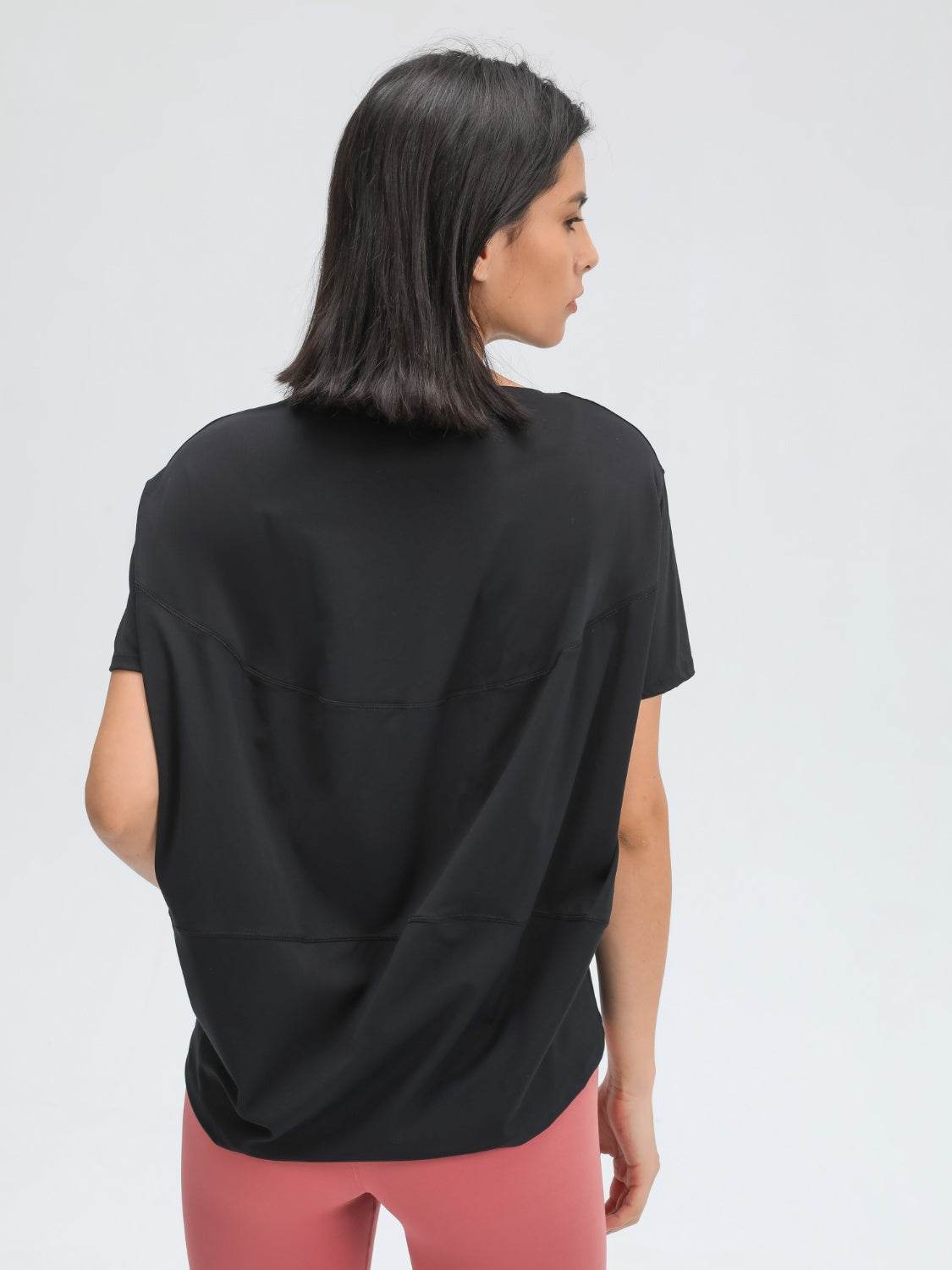 Millennia Round Neck Short Sleeve Active T-Shirt - Hovatok