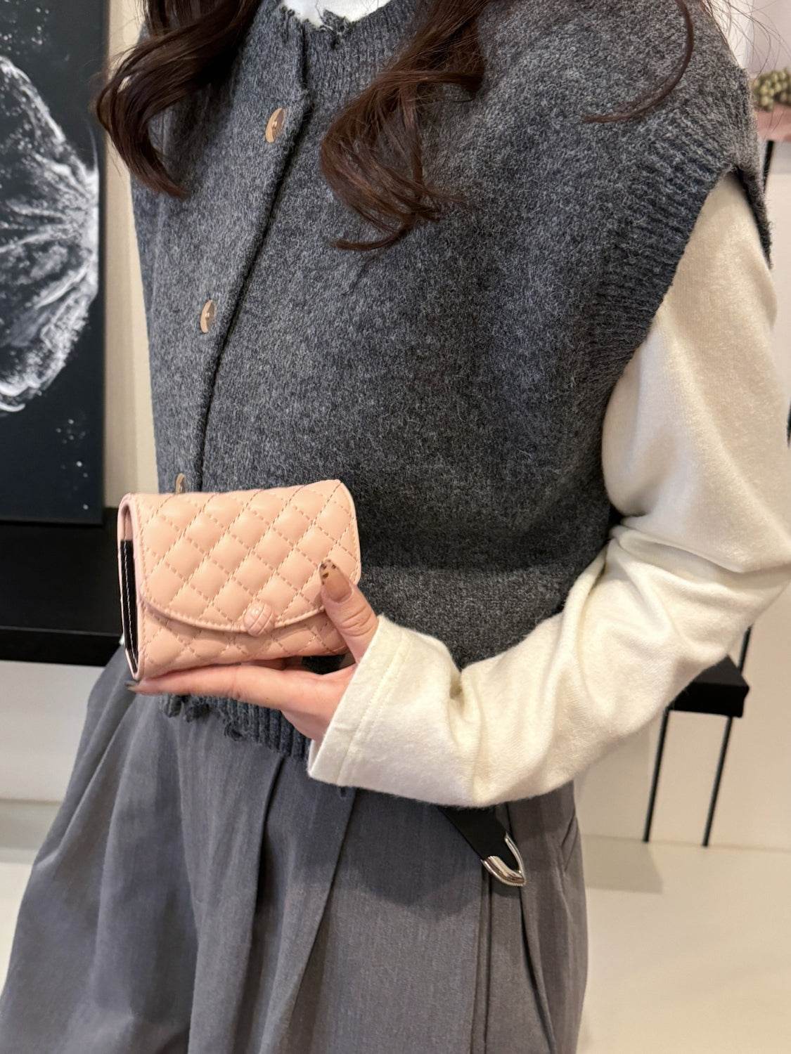 PU Leather Solid Color Wallet - Hovatok