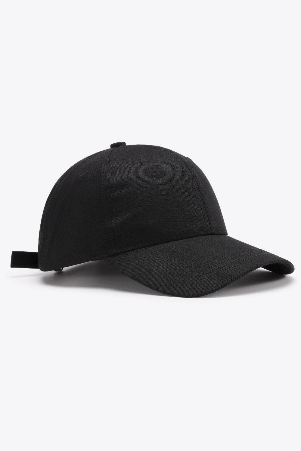 Plain Adjustable Cotton Baseball Cap - Hovatok