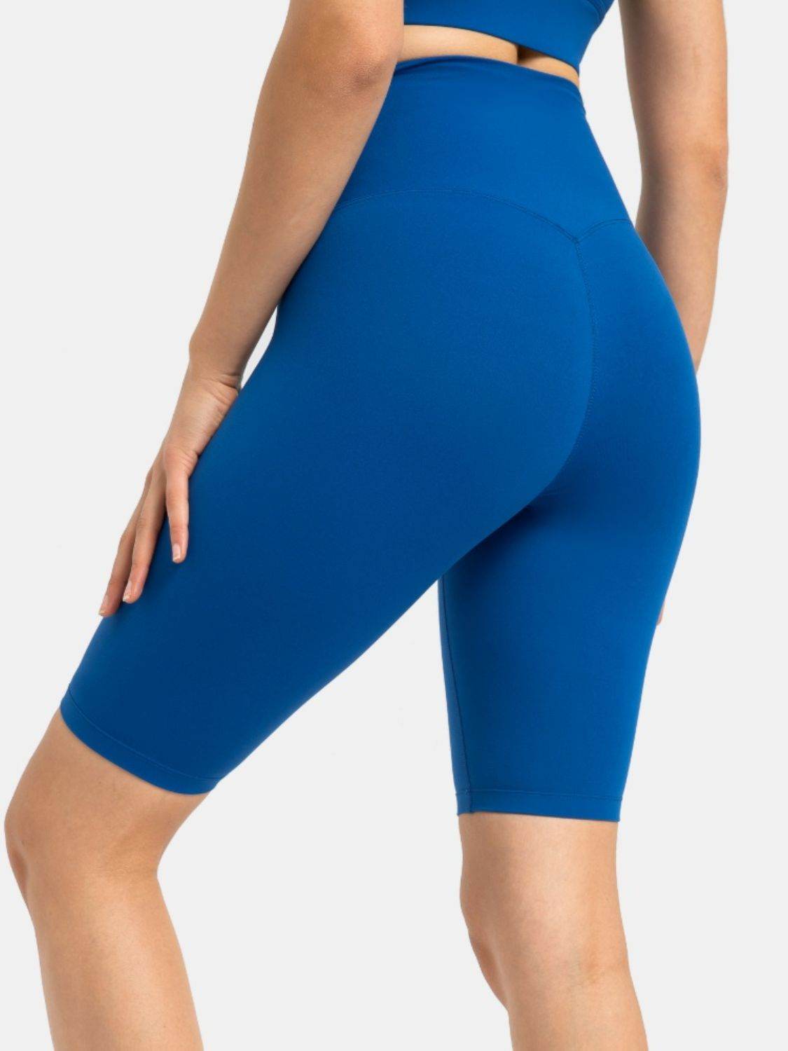 Millennia High Rise Wide Waistband Active Shorts - Hovatok
