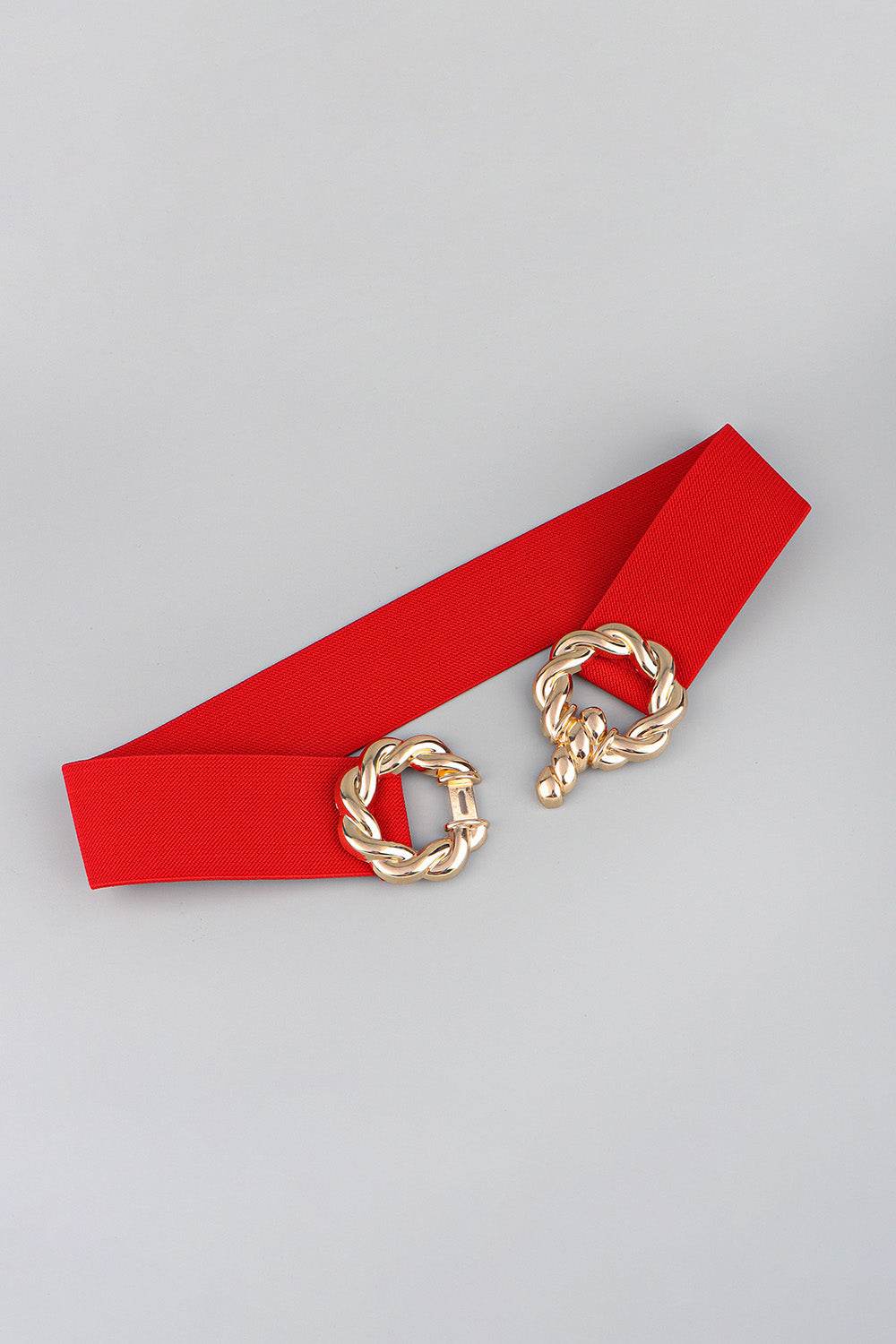 Zinc Alloy Buckle Elastic Belt - Hovatok