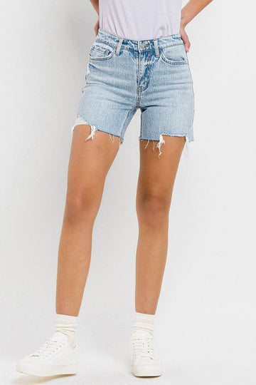 Vervet by Flying Monkey High Rise Denim Shorts - Hovatok