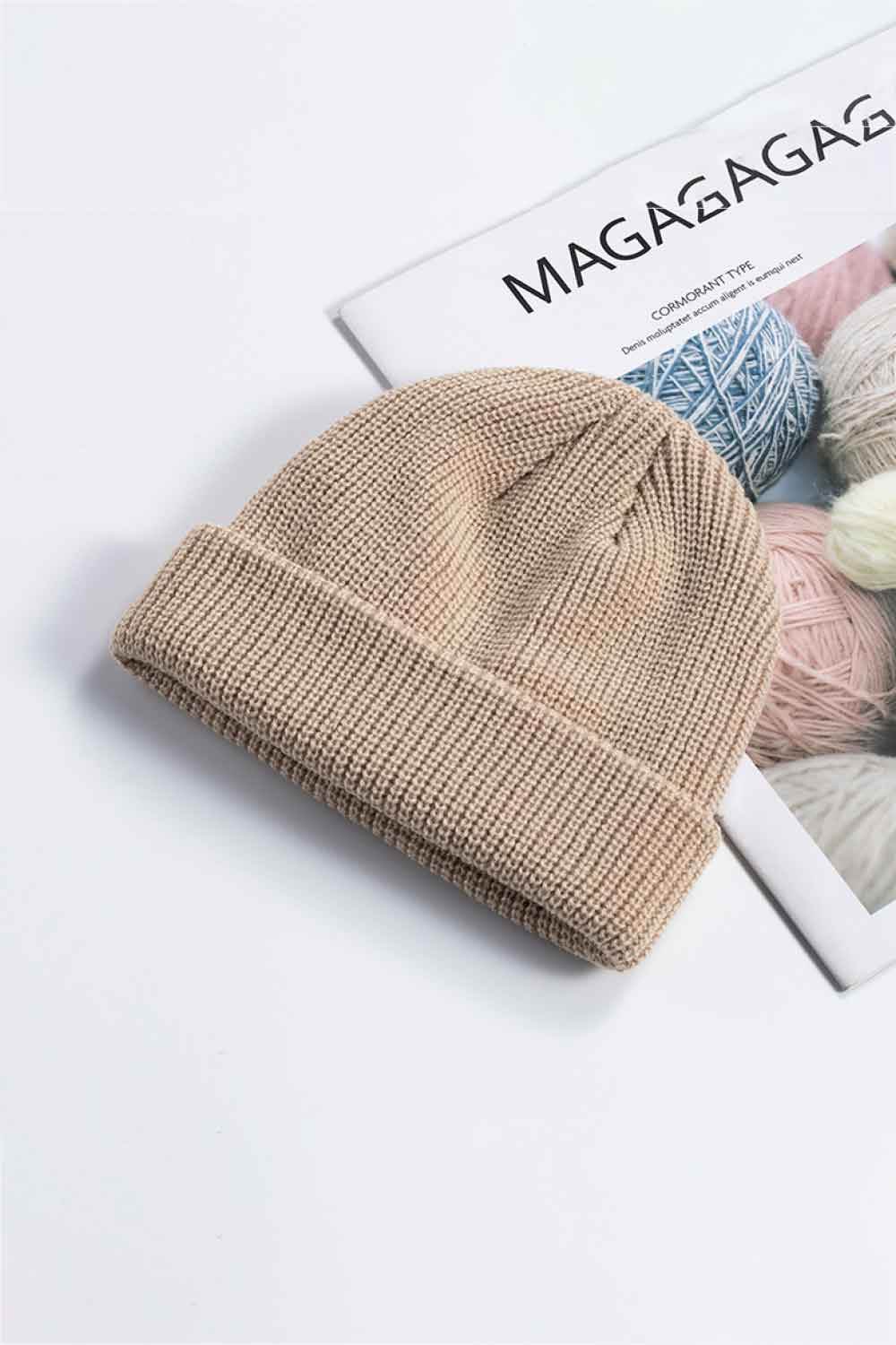 Cozy Rib-Knit Cuff Beanie - Hovatok