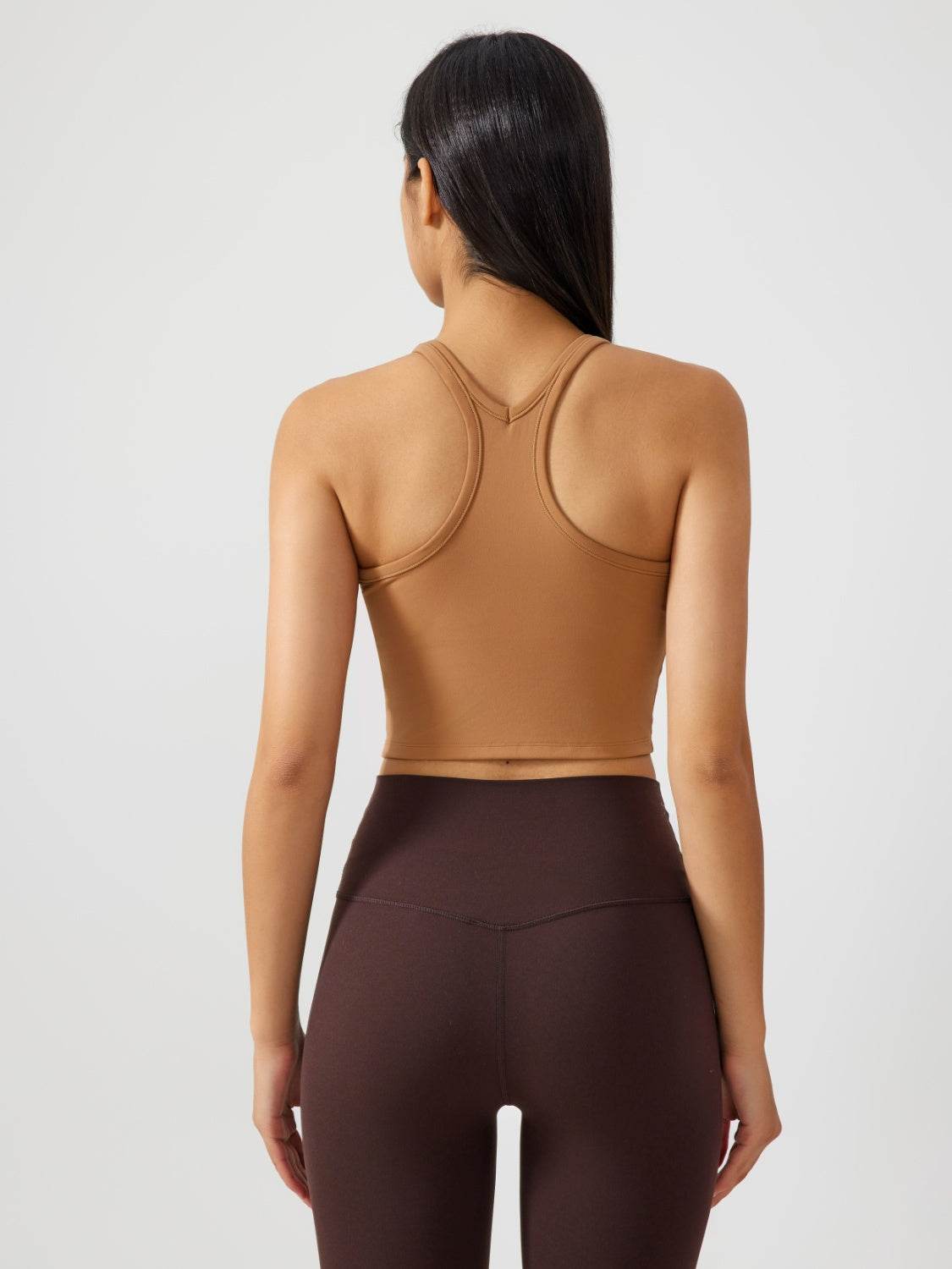 Millennia Scoop Neck Active Tank with Detachable Chest Pads - Hovatok