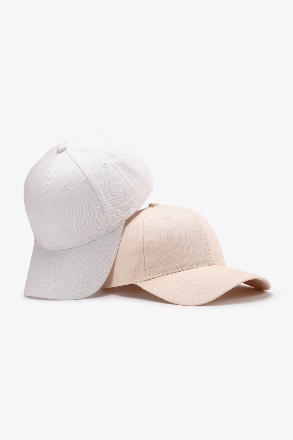 Plain Adjustable Cotton Baseball Cap - Hovatok