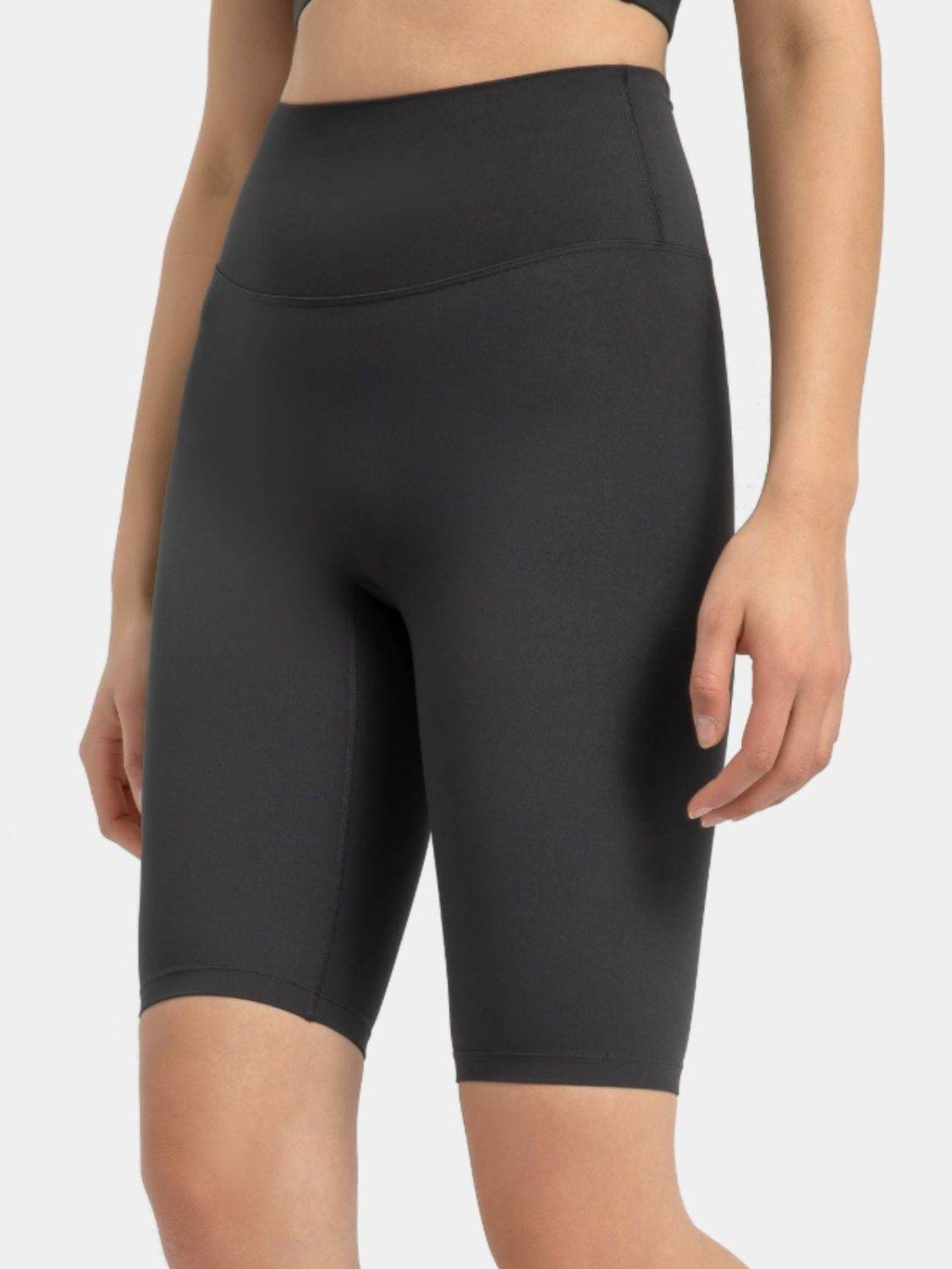Millennia High Rise Wide Waistband Active Shorts - Hovatok