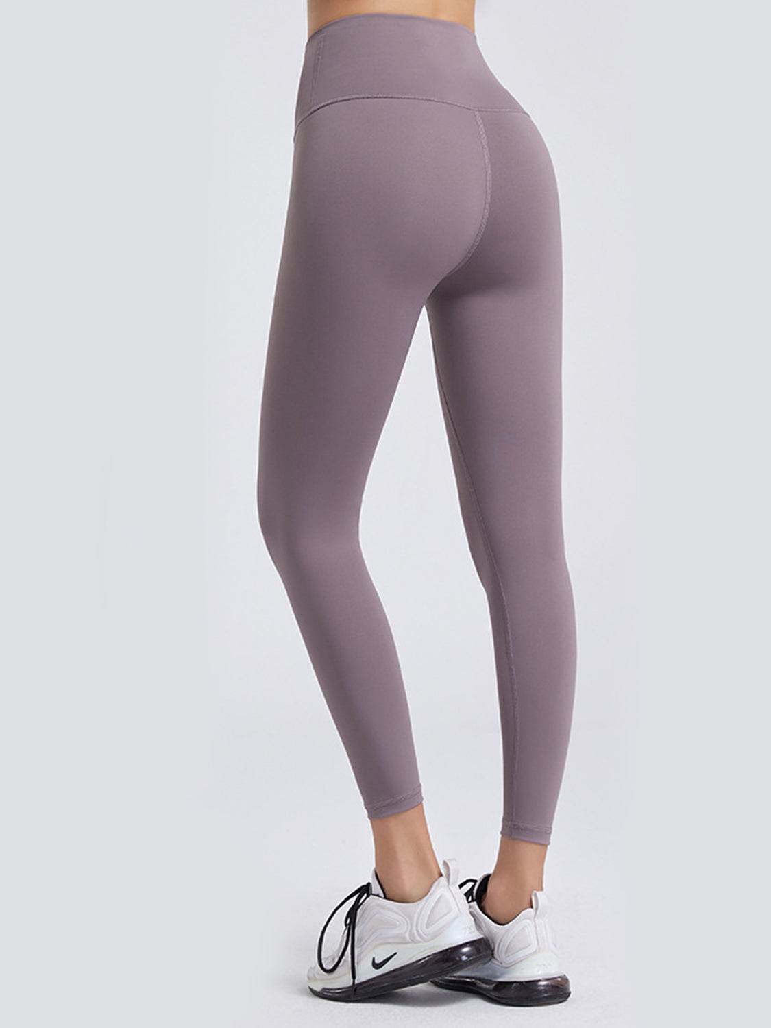 Wide Waistband Sports Leggings - Hovatok