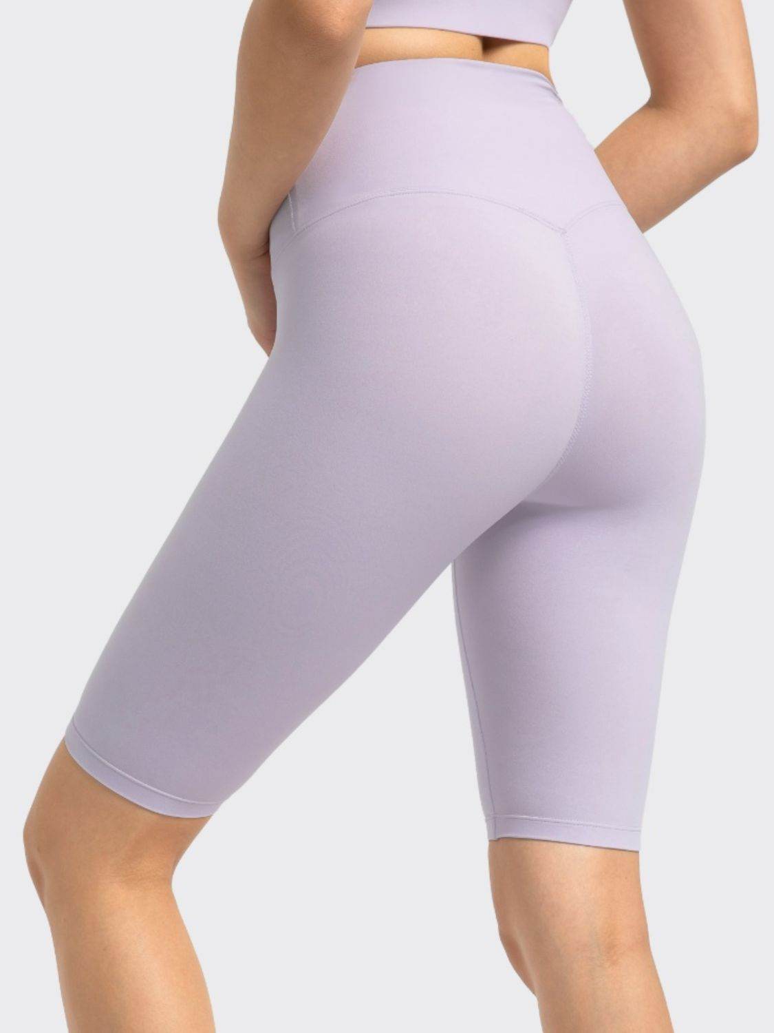 Millennia High Rise Wide Waistband Active Shorts - Hovatok