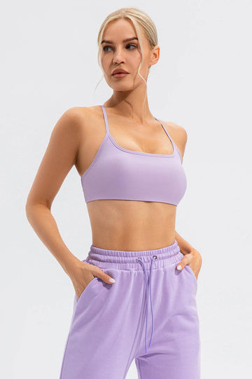 Crisscross Spaghetti Strap Active Cami - Hovatok