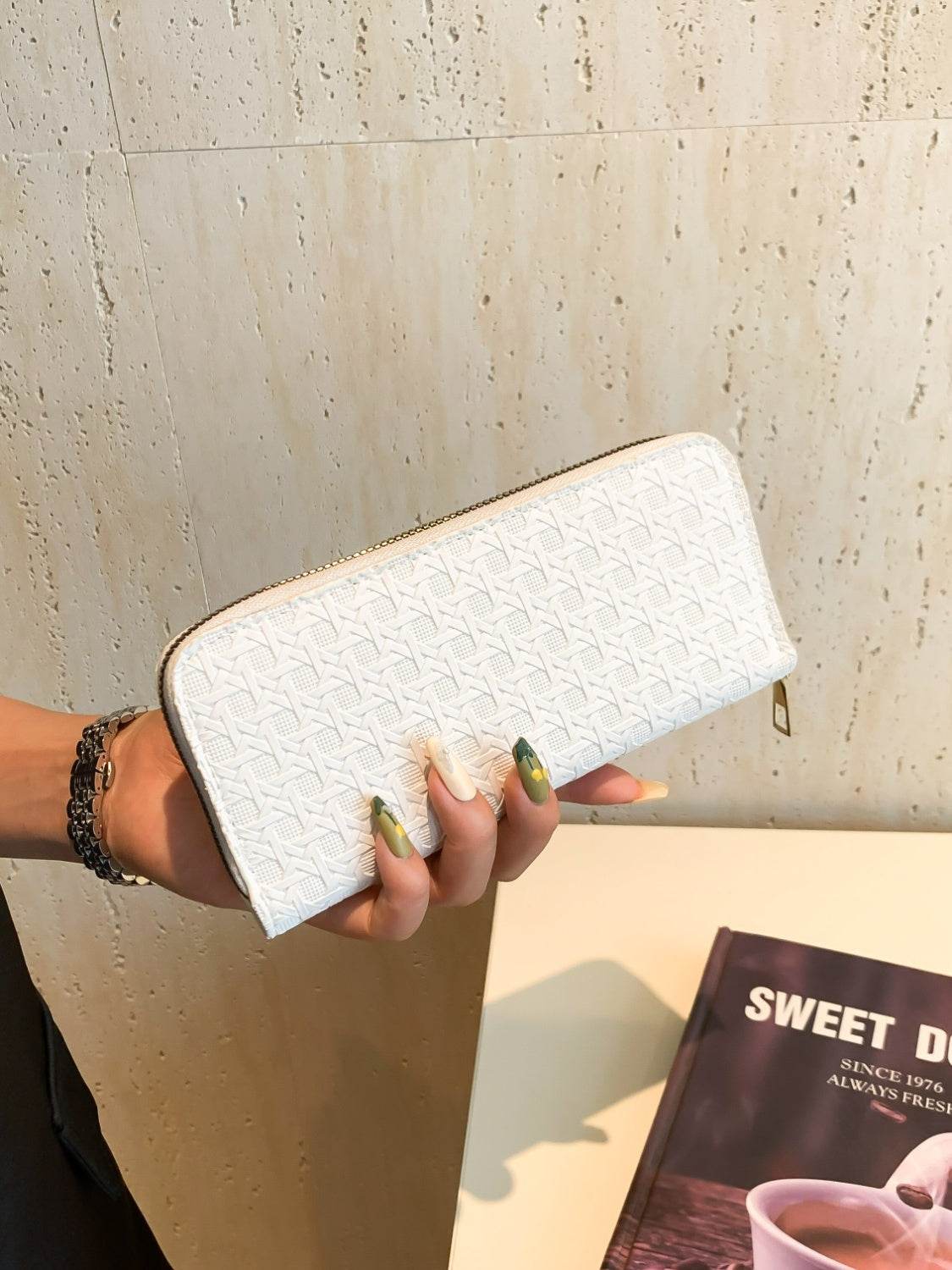 PU Leather Solid Color Wallet - Hovatok
