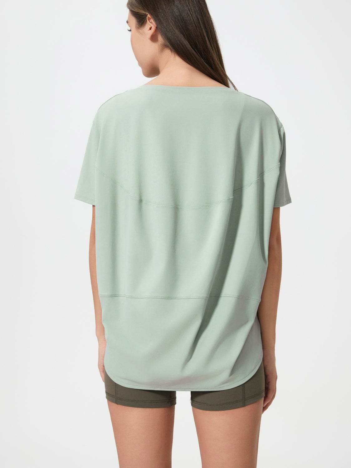 Millennia Round Neck Short Sleeve Active T-Shirt - Hovatok