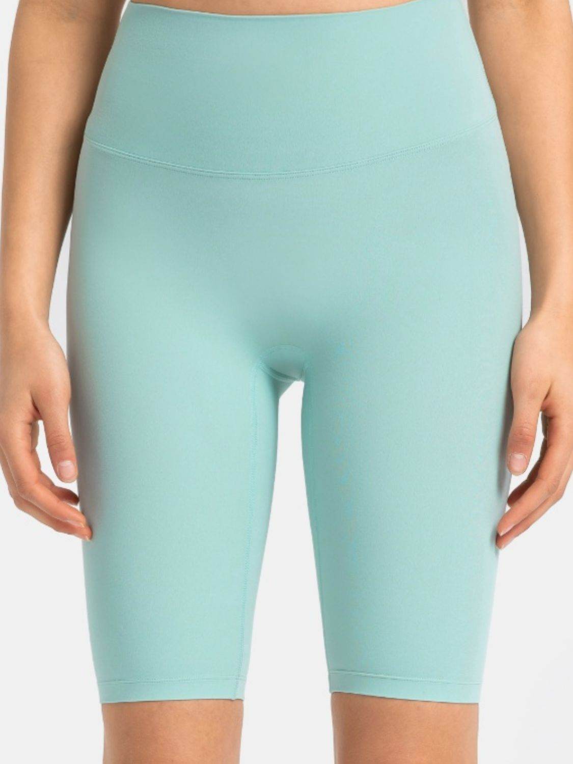 Millennia High Rise Wide Waistband Active Shorts - Hovatok