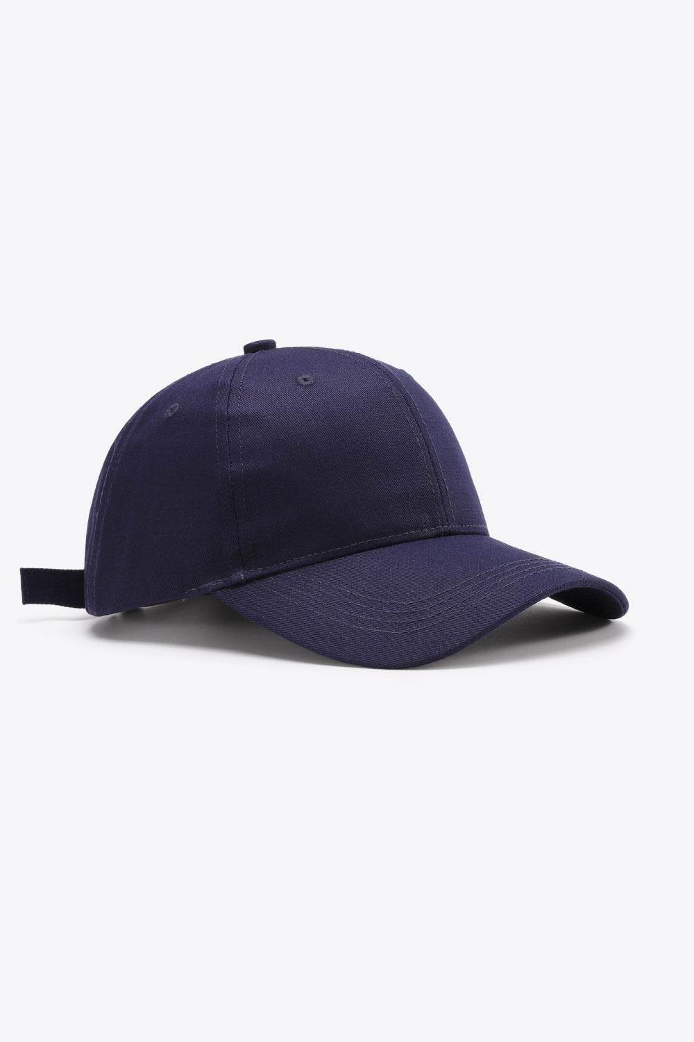 Plain Adjustable Cotton Baseball Cap - Hovatok