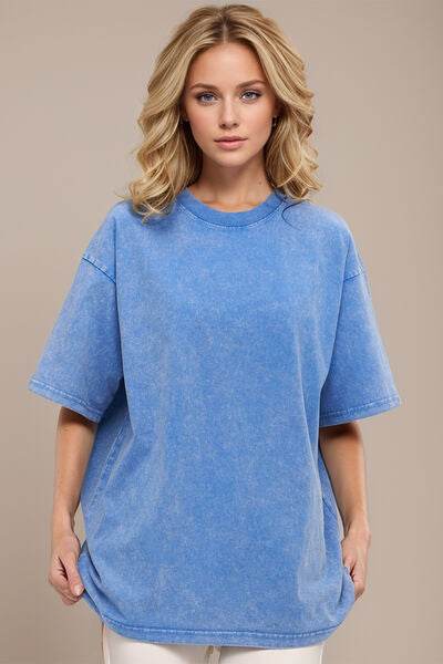 Basic Bae Round Neck Half Sleeve T-Shirt - Hovatok