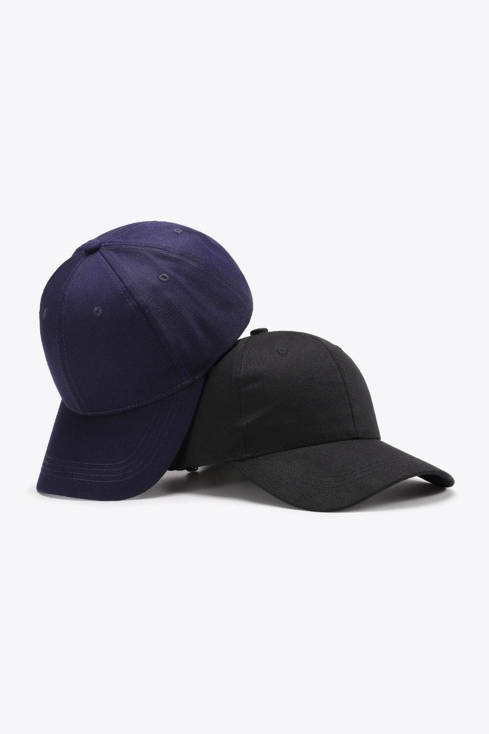 Plain Adjustable Cotton Baseball Cap - Hovatok