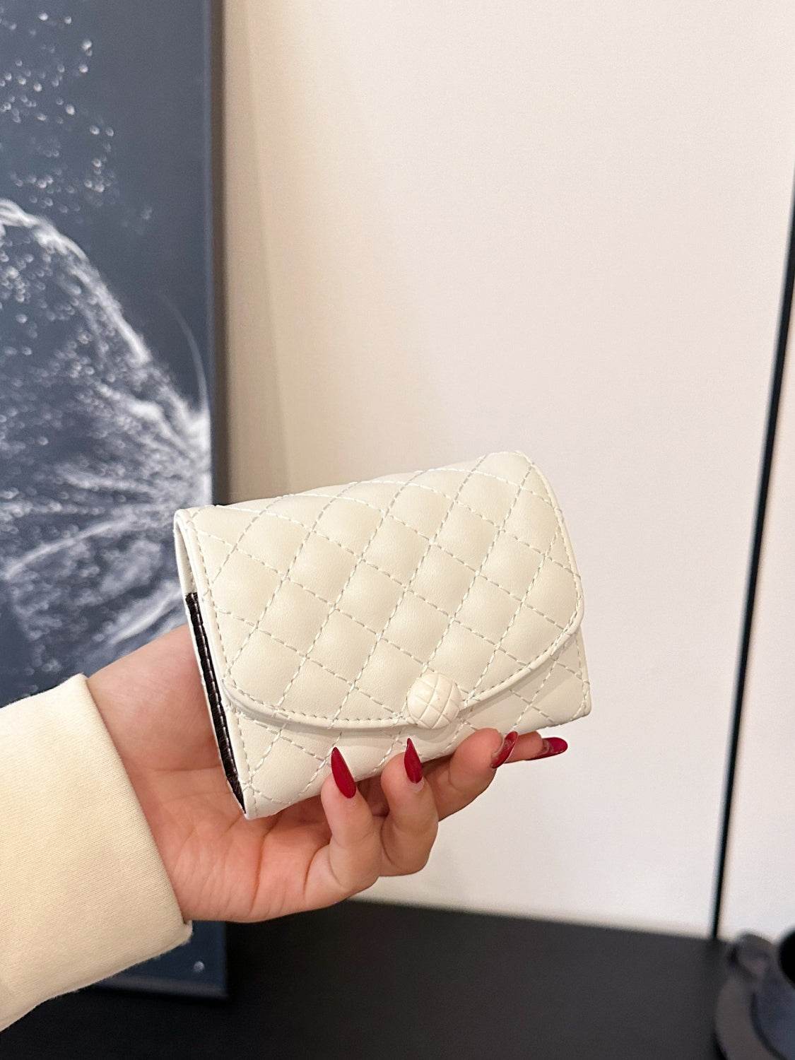 PU Leather Solid Color Wallet - Hovatok
