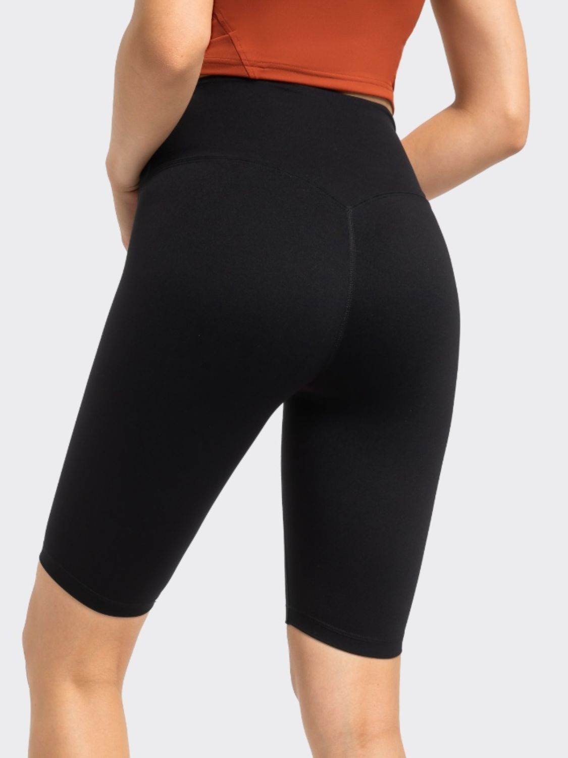 Millennia High Rise Wide Waistband Active Shorts - Hovatok