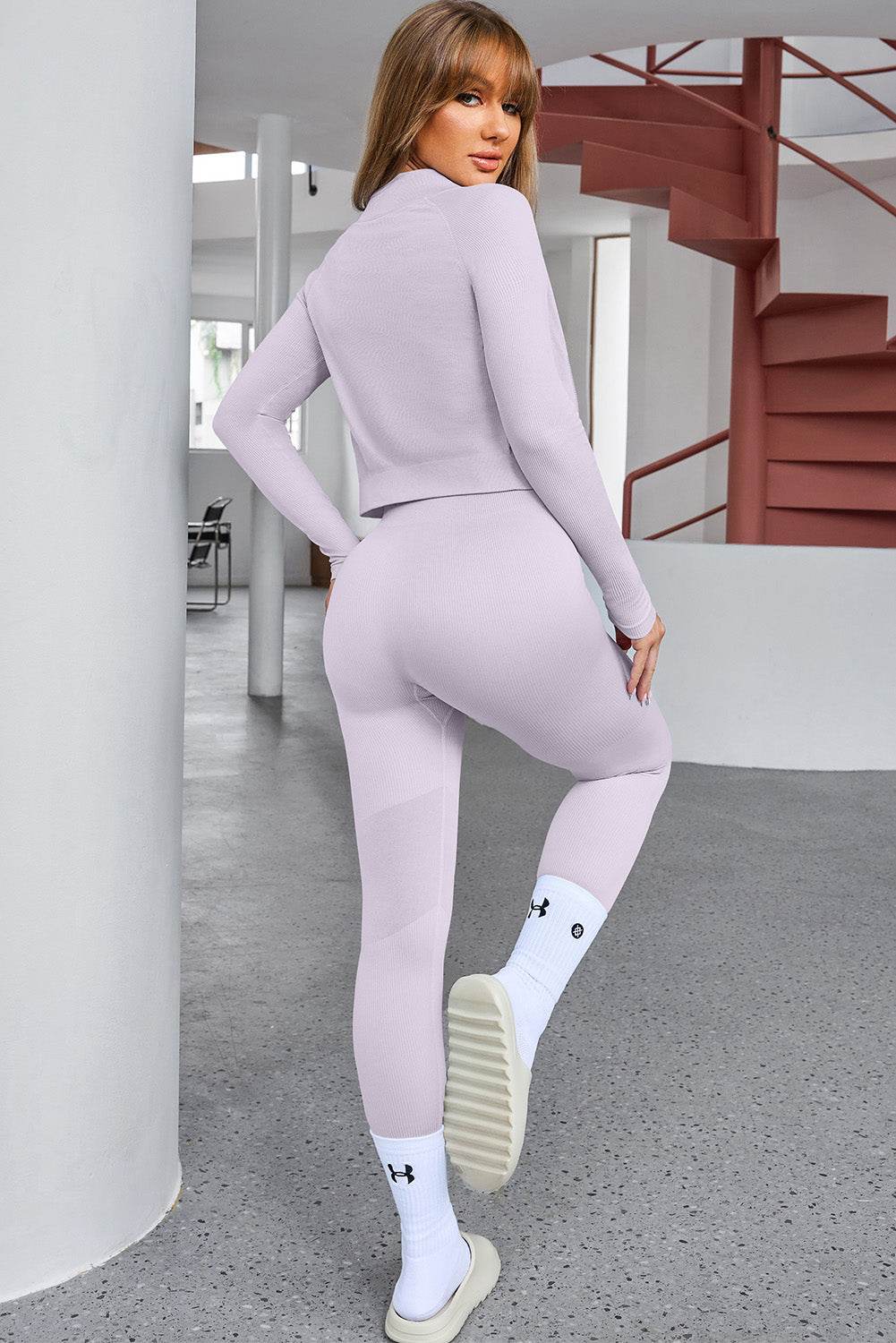 Tank Cropped Active Top and Pants Set - Hovatok