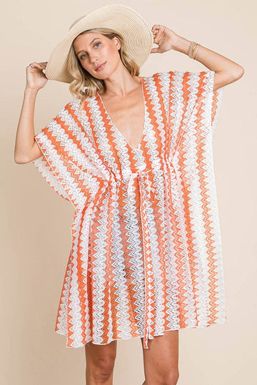 Cotton Bleu by Nu Label Multi Crochet Lace Cover Up - Hovatok