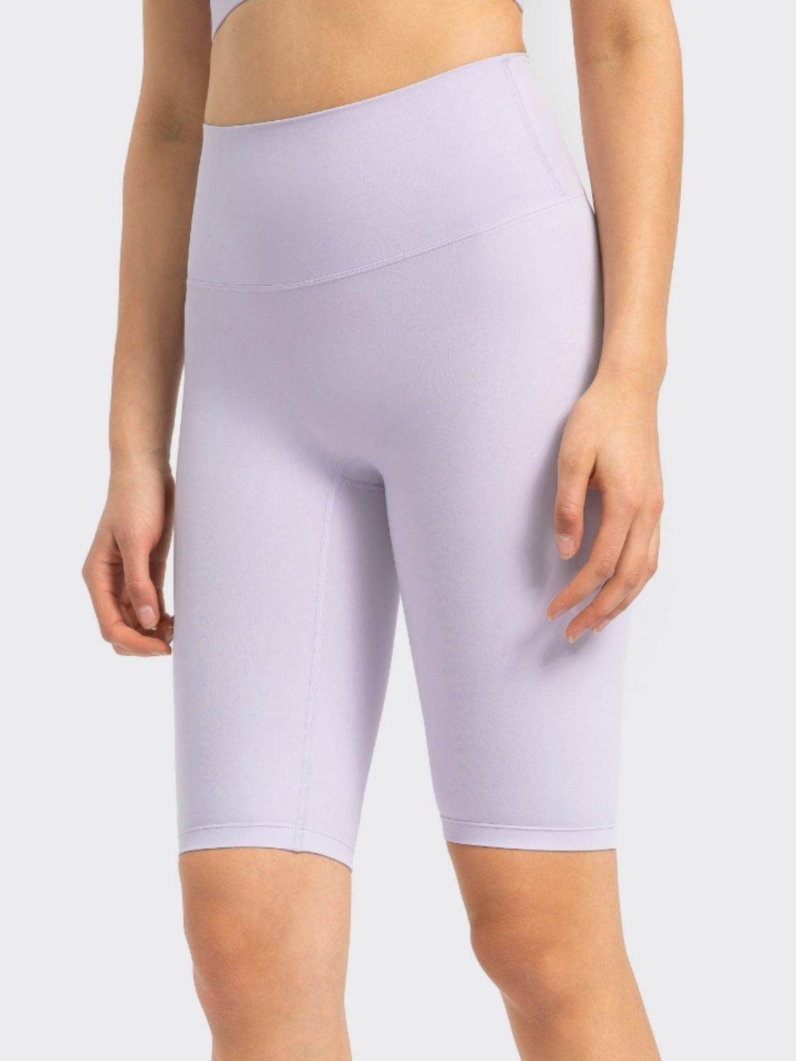 Millennia High Rise Wide Waistband Active Shorts - Hovatok