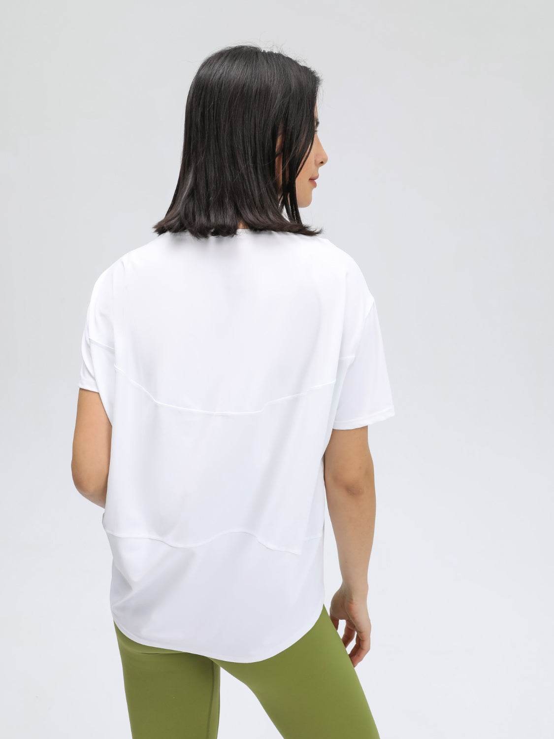 Millennia Round Neck Short Sleeve Active T-Shirt - Hovatok