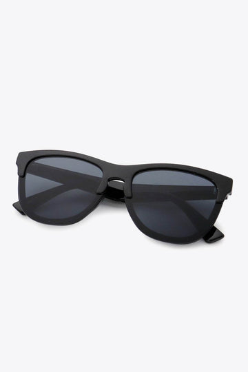 UV400 Browline Wayfarer Sunglasses - Hovatok