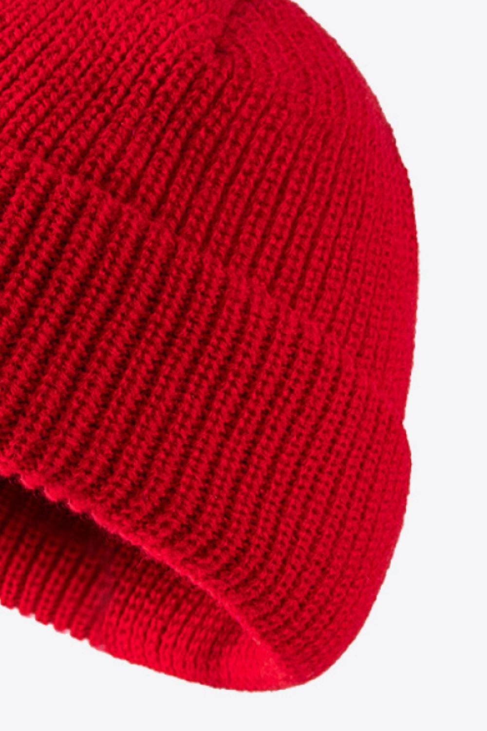 Calling For Winter Rib-Knit Beanie - Hovatok
