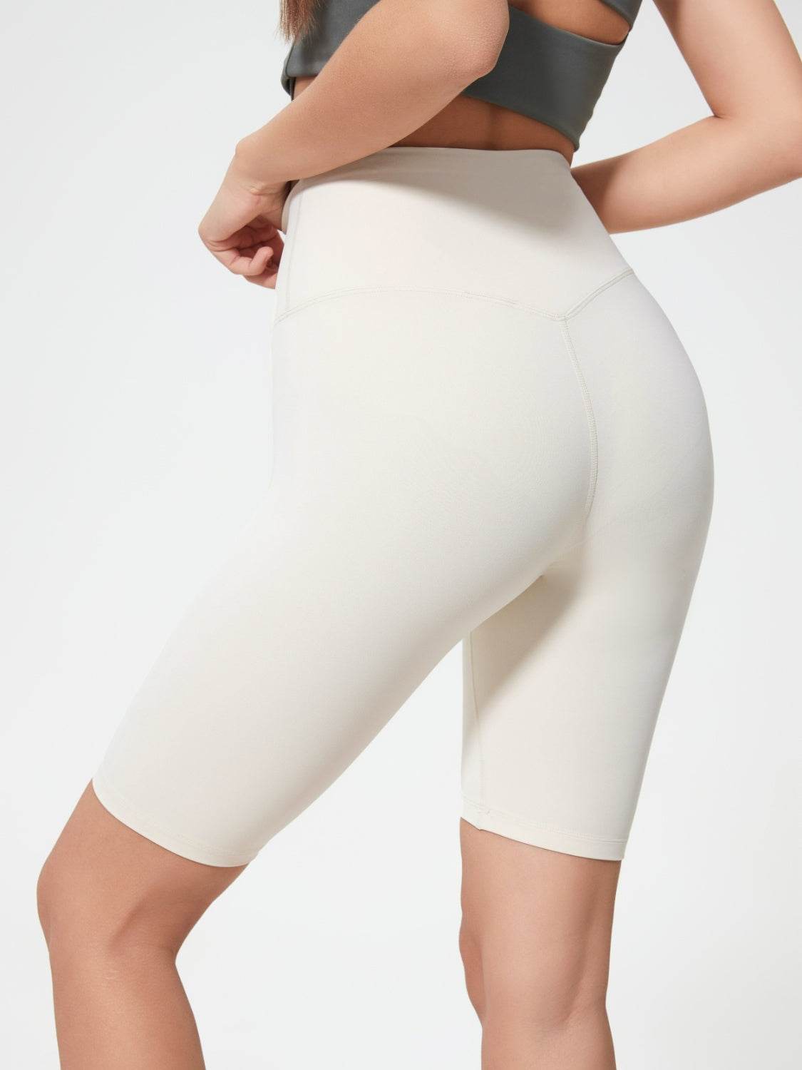 Millennia High Rise Wide Waistband Active Shorts - Hovatok