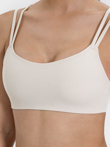 Millennia Scoop Neck Double Strap Active Cami - Hovatok