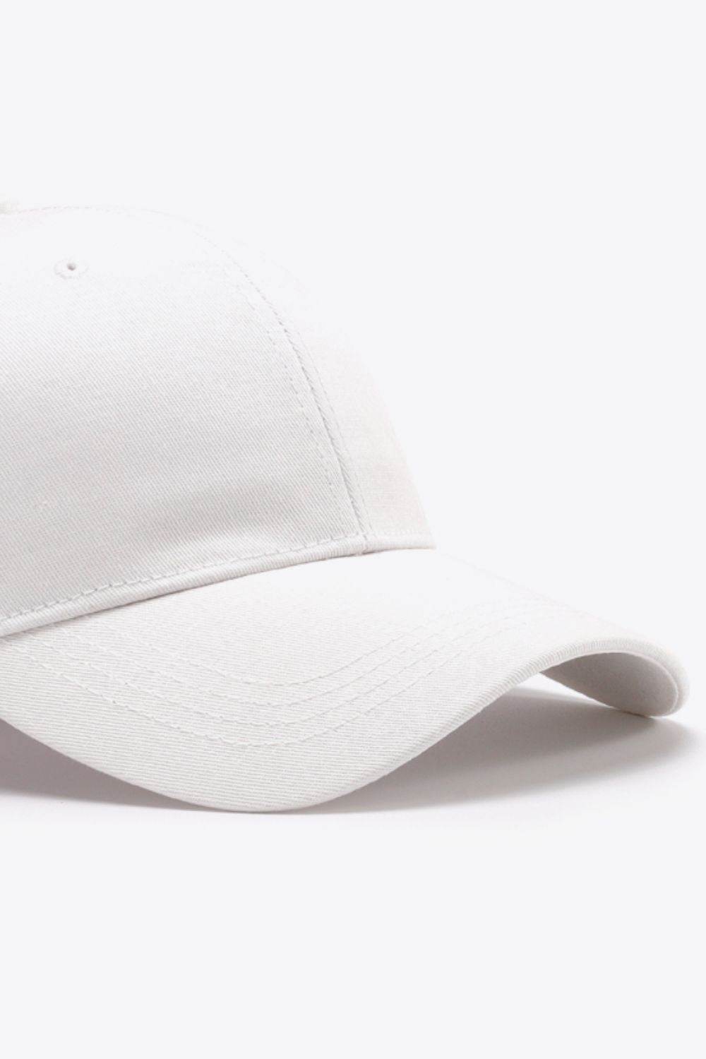 Plain Adjustable Cotton Baseball Cap - Hovatok