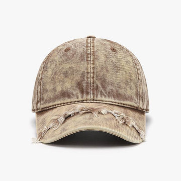 Fringe Adjustable Cotton Baseball Cap - Hovatok