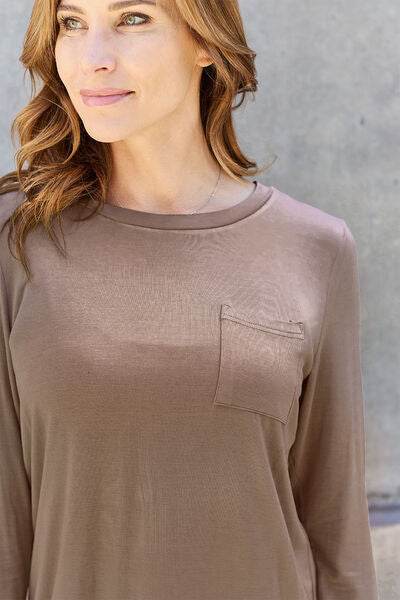 Basic Bae Full Size Round Neck Long Sleeve Top - Hovatok