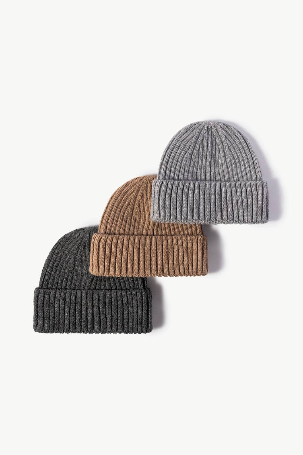 Rib-Knit Cuff Beanie - Hovatok