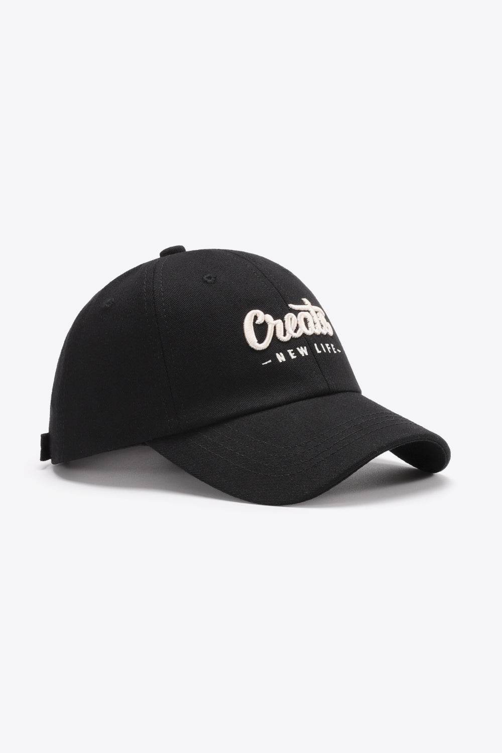 CREATE NEW LIFE Adjustable Cotton Baseball Cap - Hovatok