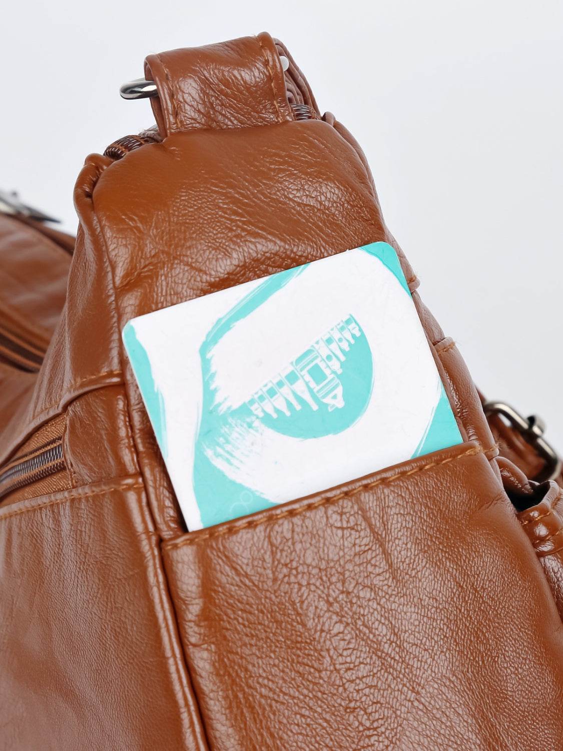 PU Leather Adjustable Strap Shoulder Bag - Hovatok