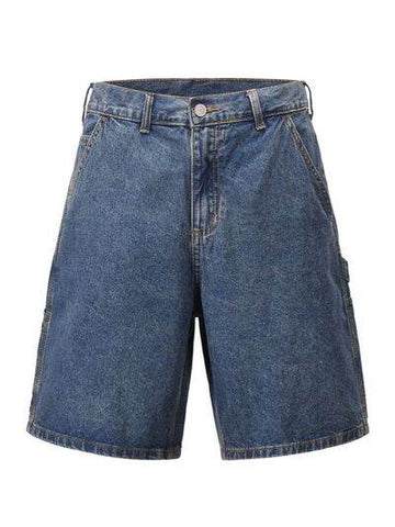 Men's Washed Denim Bermuda Shorts - Hovatok