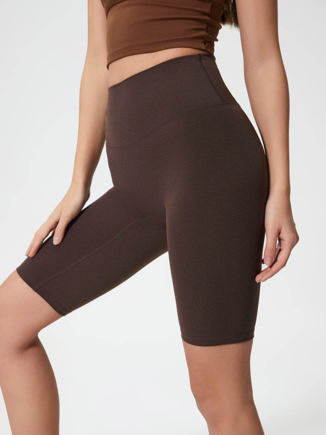 Millennia High Rise Wide Waistband Active Shorts - Hovatok