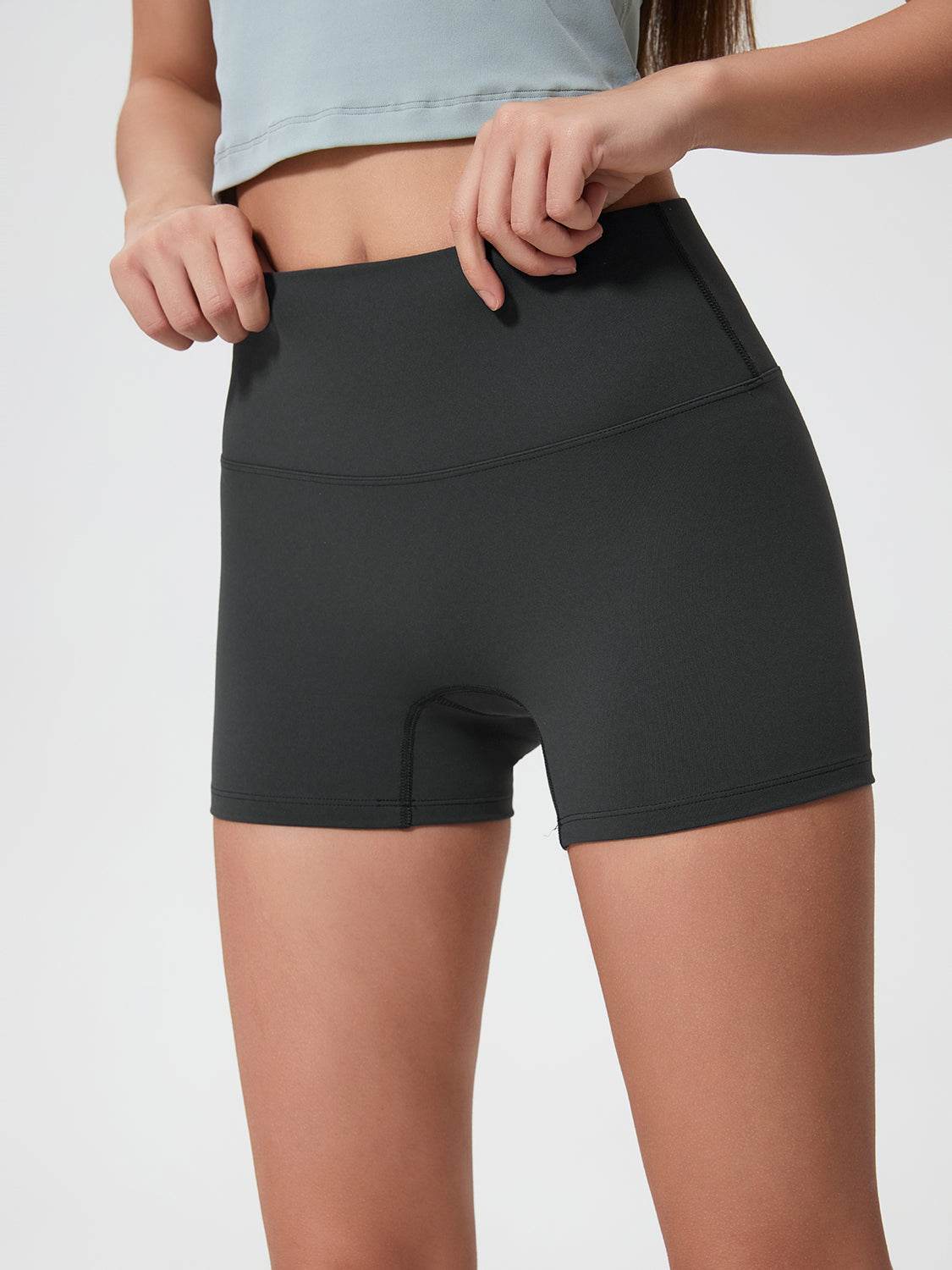Millennia High Waist Active Shorts - Hovatok
