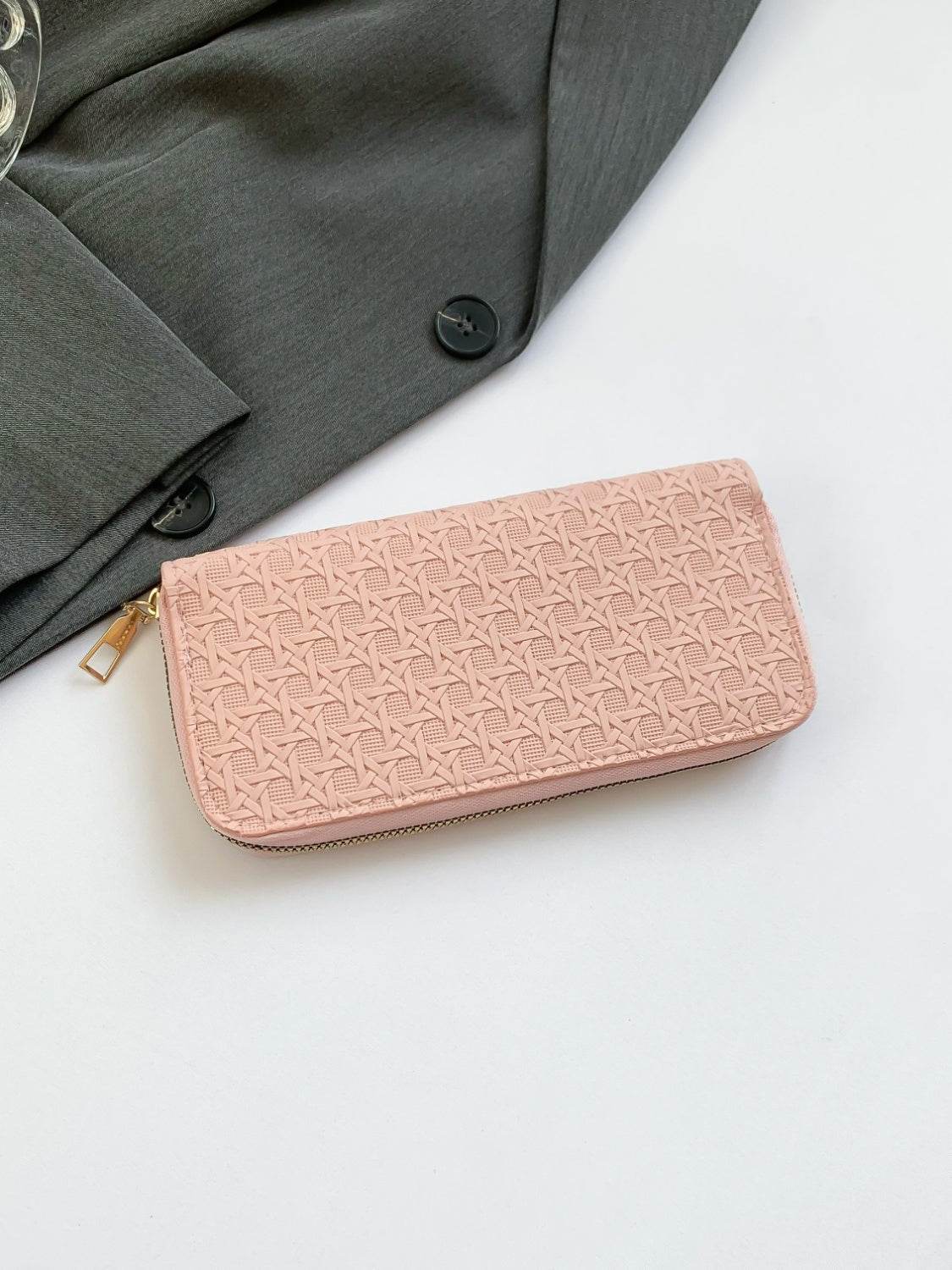PU Leather Solid Color Wallet - Hovatok