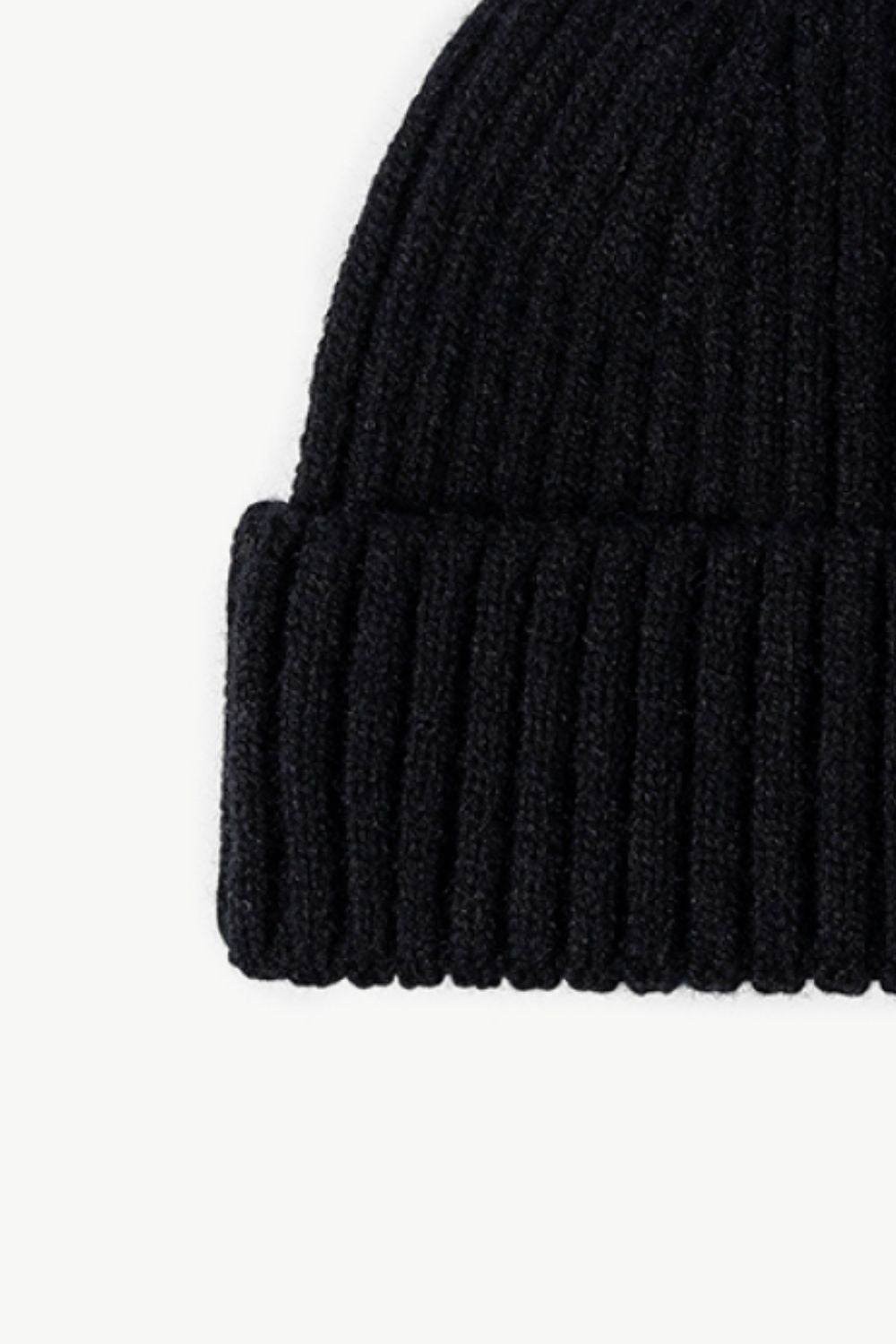 Rib-Knit Cuff Beanie - Hovatok