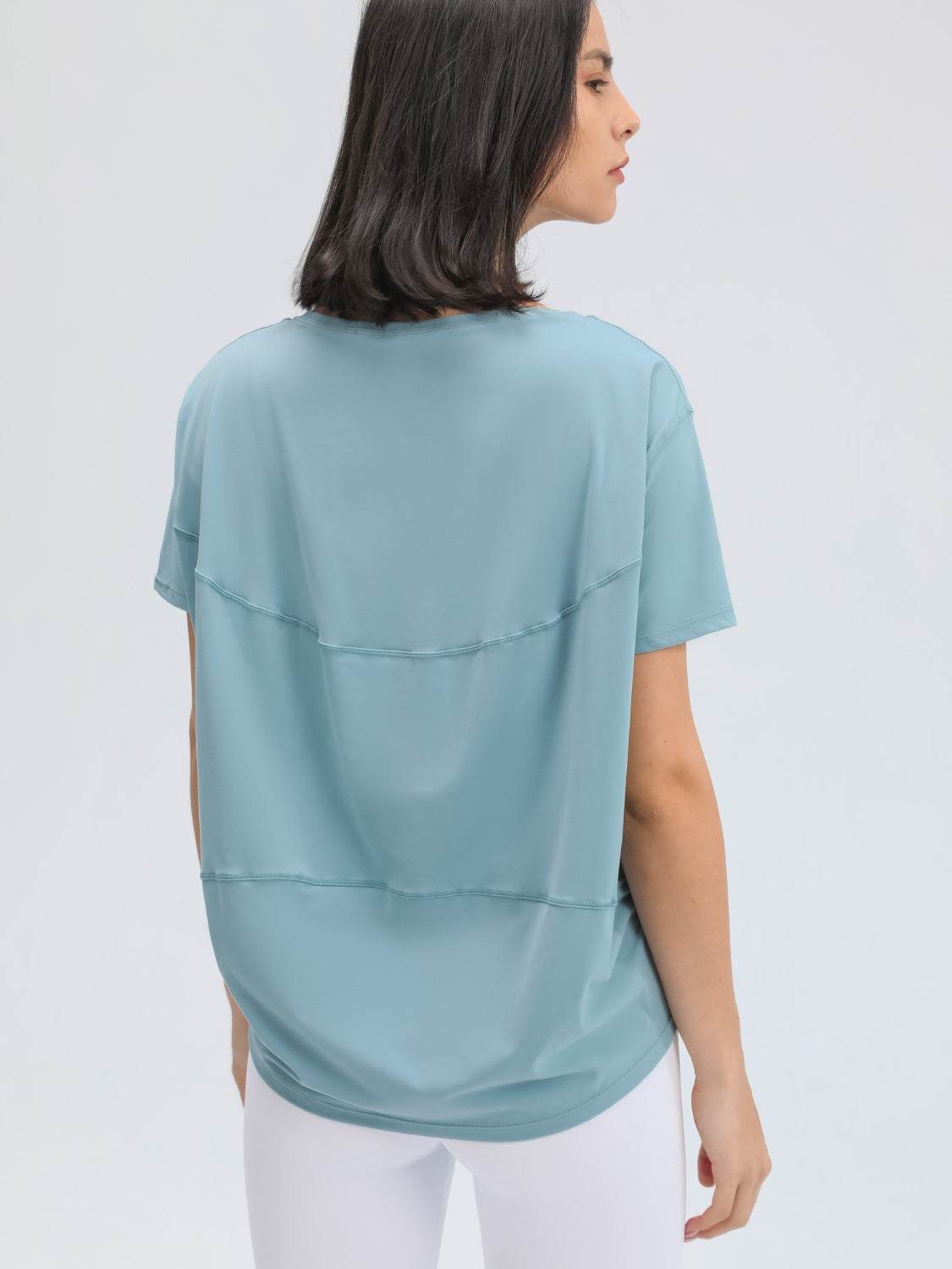 Millennia Round Neck Short Sleeve Active T-Shirt - Hovatok