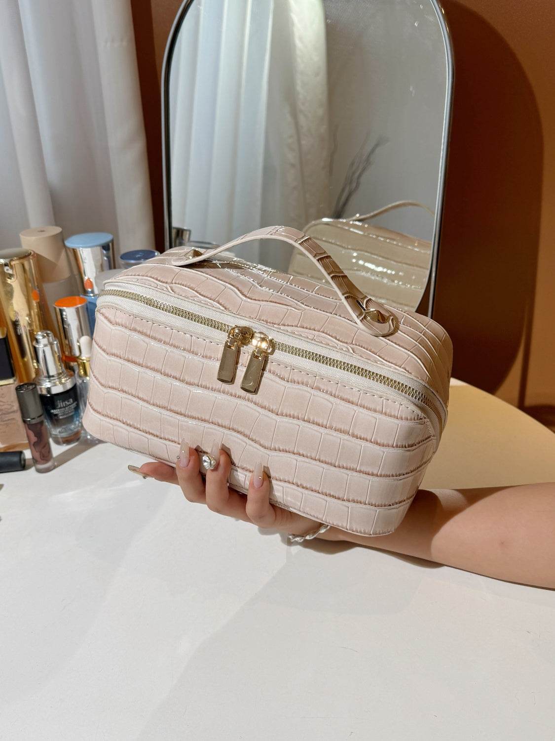 PU Leather Solid Color Wristlet - Hovatok