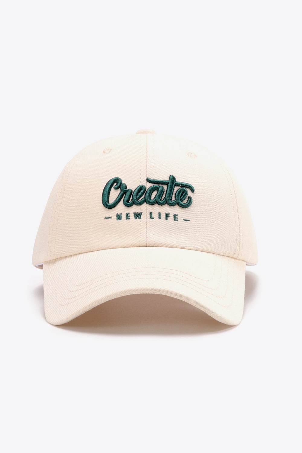 CREATE NEW LIFE Adjustable Cotton Baseball Cap - Hovatok